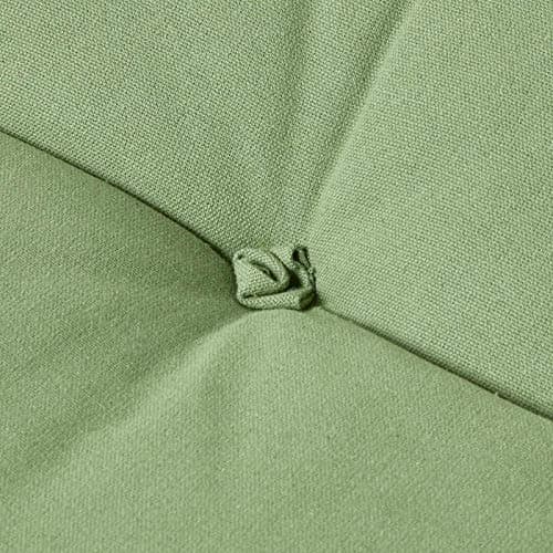 HOMESCAPES Dark Green Back Support Cushion Thick Lumbar Cushion for Armchair, Desk Chair or Sofa Soft 100% Cotton Orthopaedic Posture Cushion, 15cm Deep — view 5