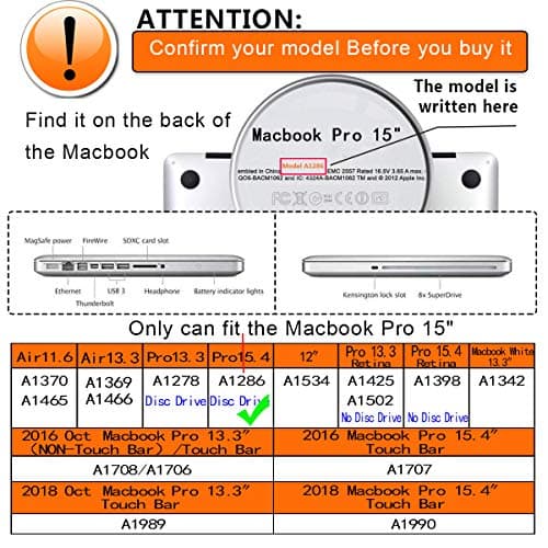 FINDING CASE MacBook Pro 15" with CD-ROM (non-retina) case (Model A1286), ultra-thin soft touch hard shell cover case protector for Apple MacBook Pro 15 inch with CD-ROM (Gold) — view 2