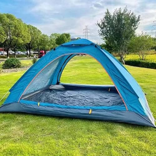Restokki 2-4 Person Tents for Camping, Automatic Setup Waterproof Dome Tent for Outdoor Camping Traveling(天蓝色) — view 2