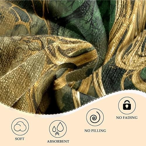 70x140 cm Sand-Free Quick-Dry Beach Towel Extra Large Artistic Tree Pattern Travel & Pool Towel Lightweight Super-Absorbent Gold for Adults & Kids Cruise,Holiday,Pool,Lounge Sunbathing — view 5