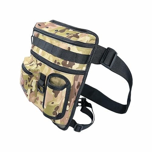Super detesir Pointer Metal Detector Find Bag Detecting Digger Tools Bag Waist Pack Pouch for PinPointer Garrett Xp ProPointer (Coral) — view 4