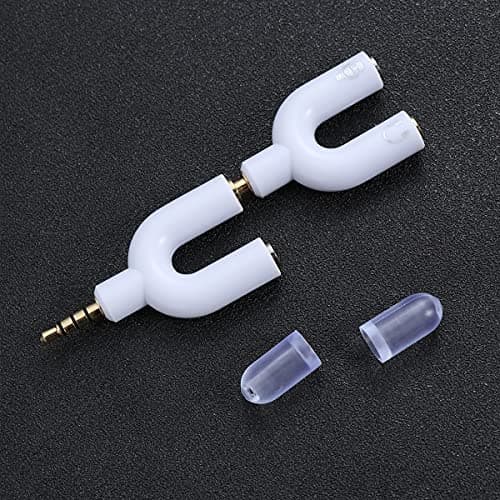 PartyKindom 2pcs 3.5mm Audio Signal Adapter for Input and Output — view 4