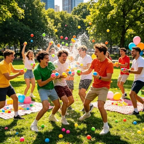 Water Balloon Balls, Quick Fill Splash Toy, Summer Outdoor Game Set — view 3