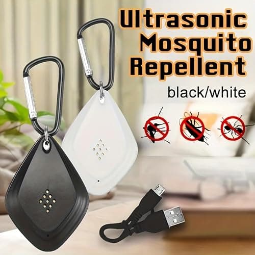 USB Mini Sonic Insect Repellent with Intelligent Variable Frequency, Repels Mosquitoes, Fleas, Ticks, Portable for Travel, Camping, Home, Garden, football Field — view 2