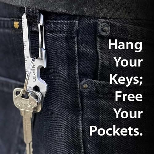 Lever Gear Clip KT - 12-in-1 Bottle Opener Keychain Multitool — view 6