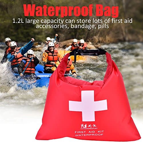 Dilwe First Aid Kit Dry Bag, 1.2L Premium Waterproof First Aid Kit Emergency Dry Bag Sack for Outdoor Activities Camping Boating — view 6