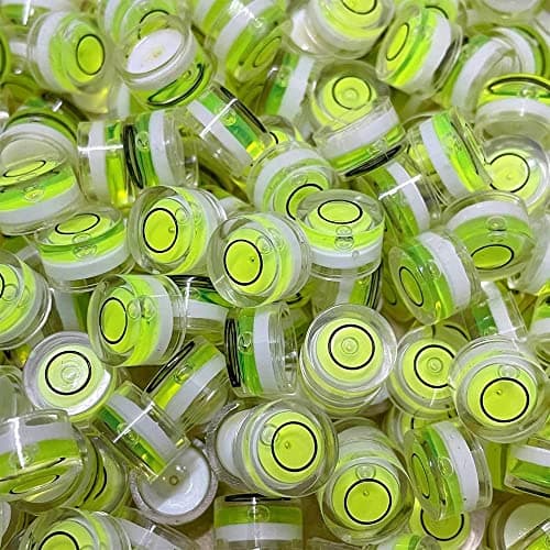 Rkshgw Circular Bubble Spirit Level Transparent 10X6mm for Travel — view 3