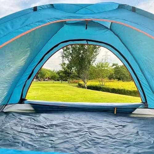 Restokki 2-4 Person Tents for Camping, Automatic Setup Waterproof Dome Tent for Outdoor Camping Traveling(天蓝色) — view 3