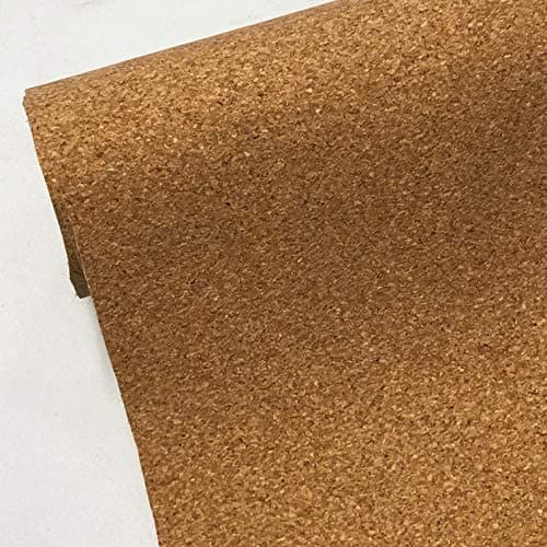 Natural Cork PU Vinyl Leather Fabric Crafts Bags Accessories Yoga Mats Decor Furnishing Upholstery Material | 54" - 137 cm Wide | per Half Metre (Fine Grain) — view 2