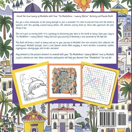 Es Marbelloso - Luxury Edition: The Fun and Entertaining Activity Book for Travelling to Marbella — view 2