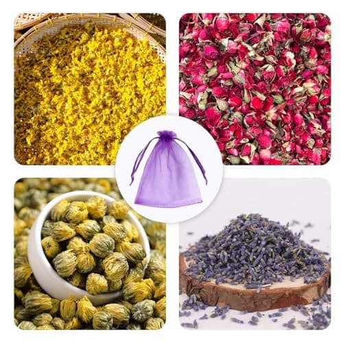 40 Pcs Empty Lavender Bags, Small Drawstring Pouch Small Mesh Bags Drawstring, Purple Jewellery Pouch Jewellery Gift Bag Applicable to Wardrobes Pillows and Shoe Cabinets — view 6