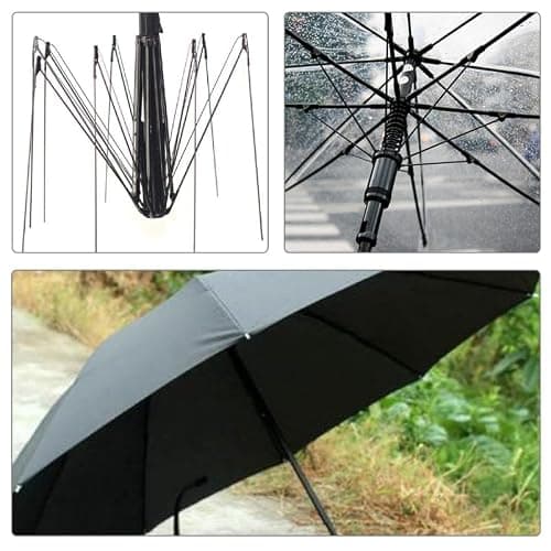 minkissy Folding Umbrella Repair Parts Umbrella Ribs Accessories Repair Kit for Broken Folding Umbrellas Easy-to-Use Replacement Accessory 1 piece — view 6