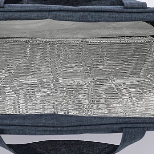 IGNPION Men Large Travel Toiletry Bag Women Waterproof Full Size Wash Bag Dopp Kit Shaving Organizer Bag Make UP Cosmetic Bag Swimming Gym Bag for Toiletries Accessories (Dark Blue) — view 5