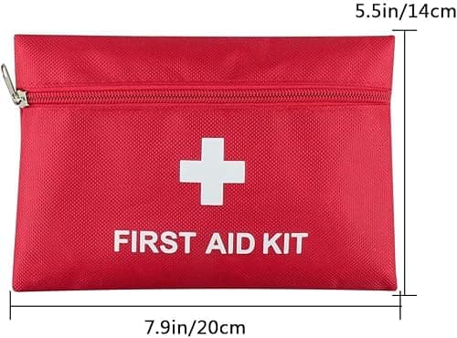 AOUTACC 12 Pack Mini First Aid Kit Empty Bag, Travel Empty First Aid Kit Pouch Bag for Emergency at Home, Office, Car, Outdoors, Boat, Camping, Hiking(Bag Only) — view 5