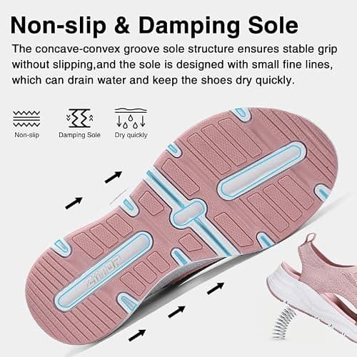 ziitop Sandals Womens Summer Washable Slingback Orthopedic Slide Sport Ladies Walking Sandals Womens With Arch Support Wedge Platform Walking Shoes Casual Thick Bottom Comfy Beach Shoes — view 5