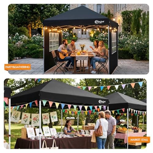 PORTAL Pop up Gazebo with Sides 3m x 3m (10x10ft) Event Shelter Heavy duty — view 2
