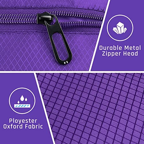 CHEPULA Drawstring Gym Bag, Large Sports Backpack String Swim Drawstring PE Bags for Women Men, Travel Beach School Bag with Waterproof (Purple) — view 6