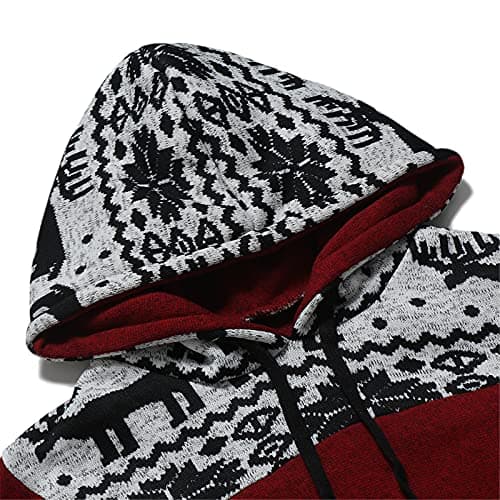 CEWIFO Men Sweatshirt Set Honeymoon Red — view 5