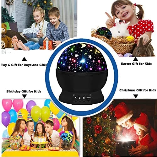 Toys for 1-10 Year Old Boys,Kids Toys Star Night Light Projector for Kids Toddler Boys Toys Age 1-10 Stocking Fillers 1-10 Year Old Boy Gifts Best Birthday Presents for 1-10 Year Girls Easter Gifts — view 3