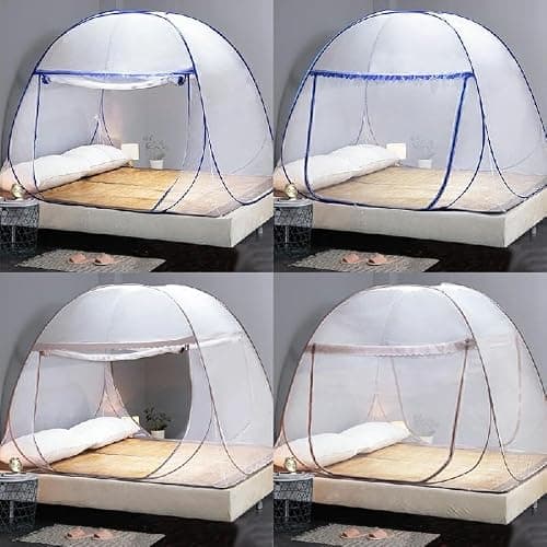 Pop-Up Mosquito Net Tent with Single Door, 100W x 190L cm, Coffee, mosquito net mosquito net for bed, mosquito net travel, mosquito netting,mosquito nets — view 2