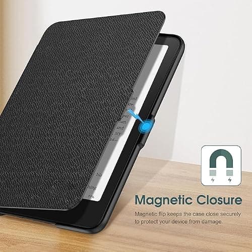 Case for Kindle Paperwhite (12th Generation-2024) Lightweight PU Leather Protective Cover with Auto Sleep/Wake for kindle Paperwhite 2024 E-Reader Case,Bamboo Forest — view 4