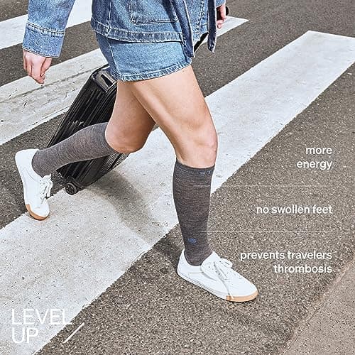 STOX Energy Socks Merino Flight Socks for Women, Compression Socks — view 3