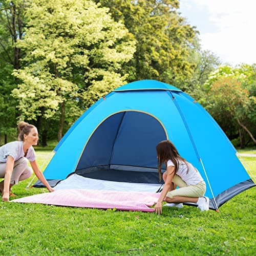 Pop Up Beach Tent, Compact Sun Outdoor Shelter for Camping & Garden — view 3