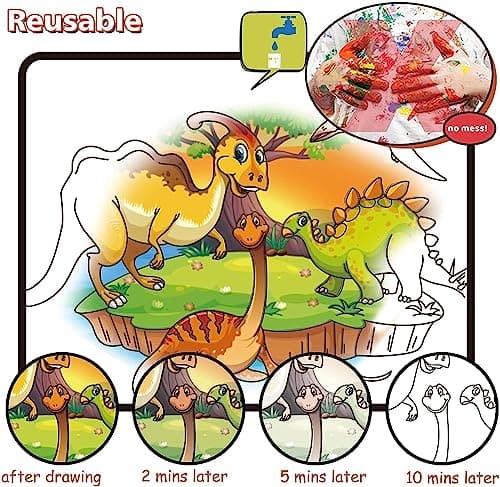 hapray Water Colouring Book 2 Pack, Water Painting Books for Kids Aged 3+ — view 4