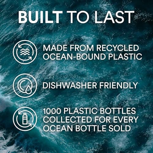 Ocean Bottle - Recycled Stainless Steel Bottle - Eco-Friendly & Reusable (Original 500ml, Lavender Haze) — view 6