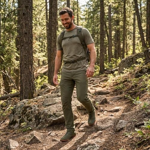 JOINFREE Men's Minimalist Casual Shoes Wide Fit Walking Shoes Barefoot Slip On Trainers Zero Drop Lightweight Breathable Gym Training Casual Shoes for Daily Wear Army Green Size 12 — view 2