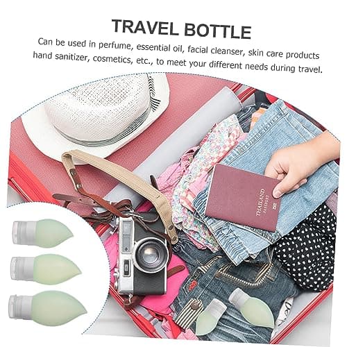 Refillable Silicone Bottles 38ml 3pcs Green Travel Kit — view 5