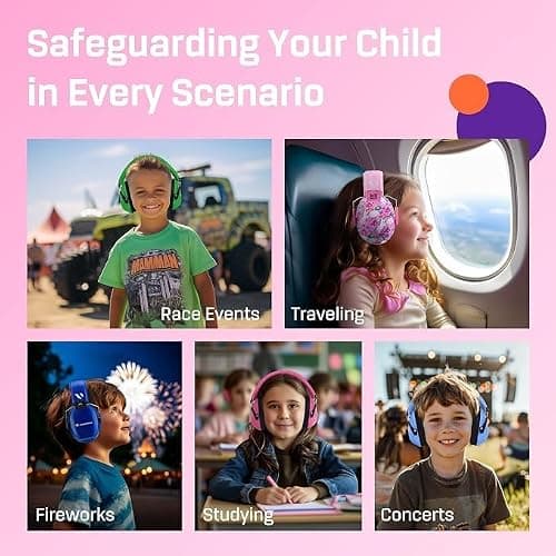 Kids Ear Defenders - Noise Cancelling Headphones - Unicorn Dream — view 5