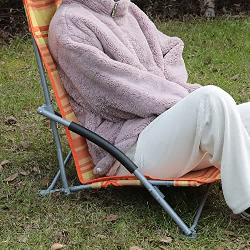 Unibos Low Folding Chair Lightweight Portable Camping Outdoor Beach Festival With A Carry Bag — view 2