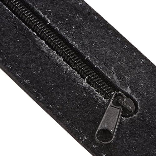 Lambland Mens 1.5" 40mm Leather Belt with Hidden Valuable Pocket in Black Size Medium — view 2