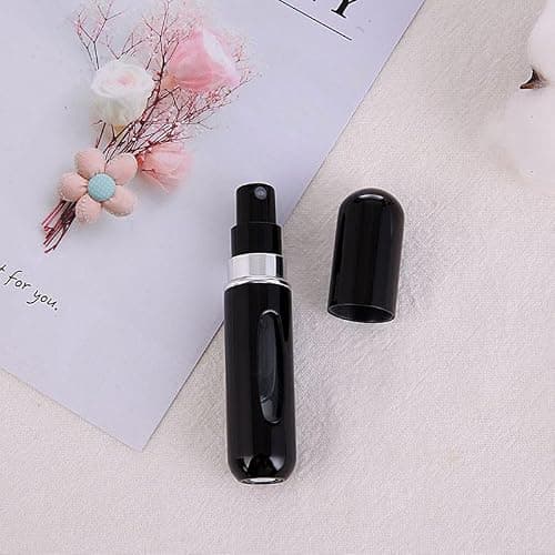 Fia Direct 6ML Perfume Atomiser Aftershave Travel Refillable Bottle Portable Handbag Spray-Nicotine Free (Black) — view 5