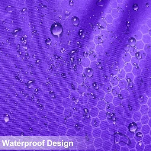 Tesmien Sleeping Bag for Adults & Kids 3-4 Season Warm Weather and Winter Lightweight, Waterproof for Teens, Men's Indoor & Outdoor Camping/Traveling/Hiking, Purple Grey — view 5