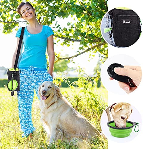 pecute Waterproof Dog Treat Pouch Bag with Multiple Pockets — view 2