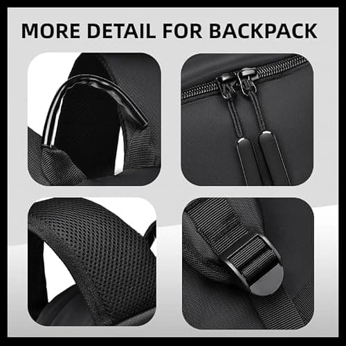 mefound Laptop Backpack for Men 15.6 Inch Fashion Lightweight Casual bag Daypacks with USB Port 35L Waterproof Travel Business Backpack for School — view 3