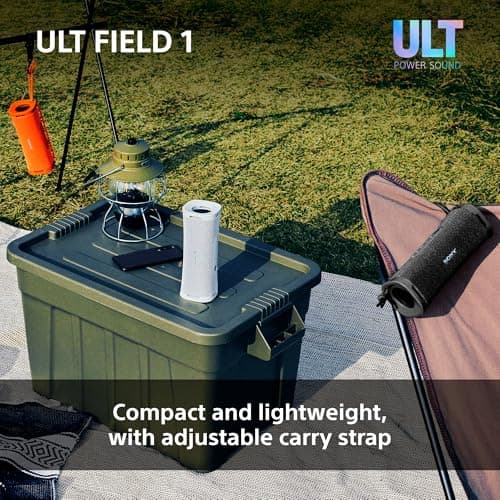 Sony ULT FIELD 1 - Wireless Bluetooth Portable Speaker with ULT POWER SOUND, Ultimate Deep Bass, IP67, Waterproof, Dustproof, Shockproof, 12hr Battery, Clear Call Quality, Outdoor, Travel - Off White — view 6