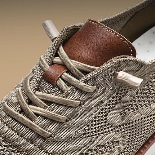 Mens Wearbreeze Shoes, Breeze - Comfortable and Stylish Footwear, Urban - Ultra Comfortable Shoes (Khaki, Adult, Men, 7.5, Numeric, UK Footwear Size System, Wide) — view 2