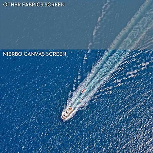 NIERBO Projector Screen Large 250 Inches 16:9 Wall Mounted Canvas HD Projection Screen Folded for Outside Home Theater 1.6 Gain Not Include Mount — view 4