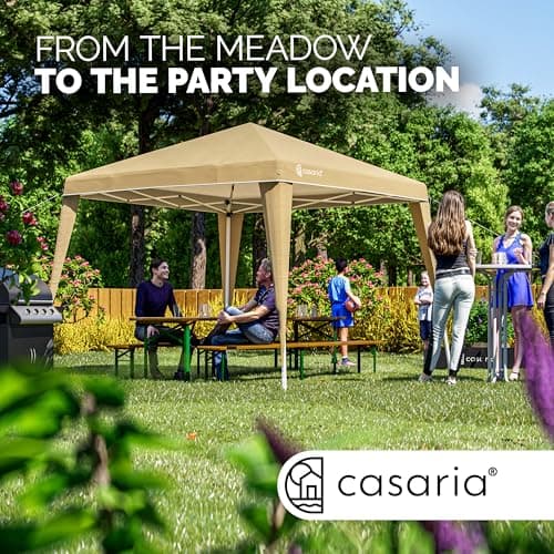 CASARIA Capri Cream 3x3 m Pop Up Gazebo UV 50+ Waterproof with Carry Bag — view 4