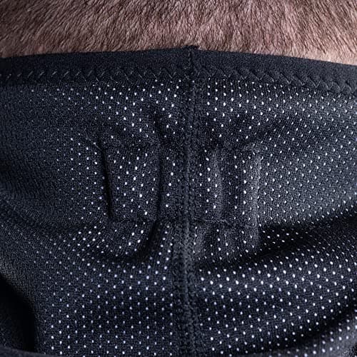 Oxford Products Advanced Storm Collar Waterproof Windproof Thermal Motorcycle Neck Warmer Gaiter, Black, L/XL — view 5