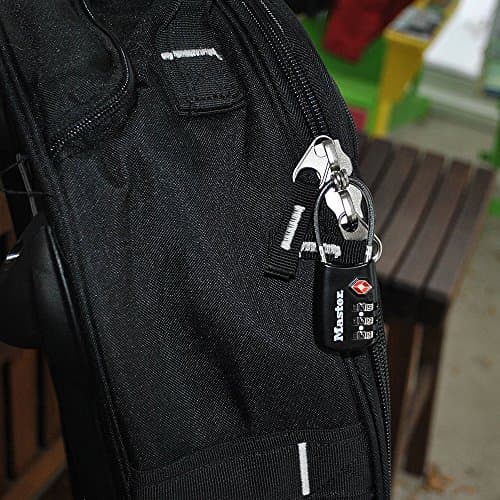Master Lock 4688D Accepted Set Your Own Combination TSA Approved Luggage Lock, Black, 1 Pack — view 3