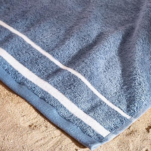 Catherine Lansfield Anchors 90x180cm Cotton Extra Large Beach Towel Blue — view 3