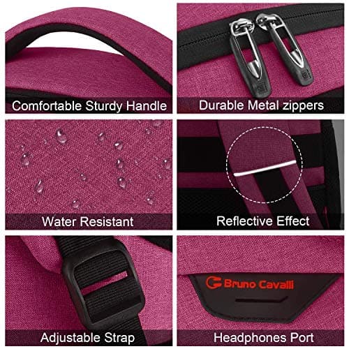 KASIBON Laptop Backpack for Men, Anti-Theft Travel Backpack Business — view 4