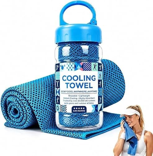 Coomoors Cooling Towel, Cold Gym Towel for Neck & Face in Hot Weather