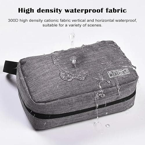 Yuexitech Hanging Toiletry Bag for Men & Women, Foldable Toiletry Bag for Men, Mens Wash Bags Toiletry Bags for Travel, Hanging Toiletry Bags for Women with Hook Organizer — view 4