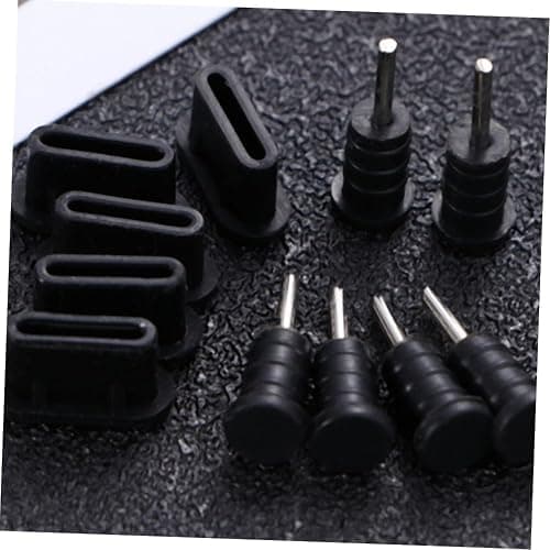 POPETPOP Ear Plugs Silicone Silicon Ear Plugs Anti Dust Plugs Micro USB C Dust Plugs Caps Set Compatible for Type C Charging Port and Earphone Jack Usb Chargers Headphones Earbuds — view 4