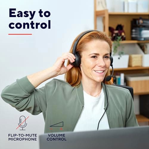 Trust Roha II On-Ear USB PC Headset with ENC Noise Cancelling Microphone — view 6